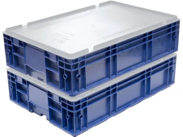 Крышка для пластикового евроконтейнера KLT, 600х400 мм, серый [501 KLT]