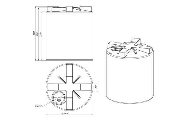 Емкость T 10000 л