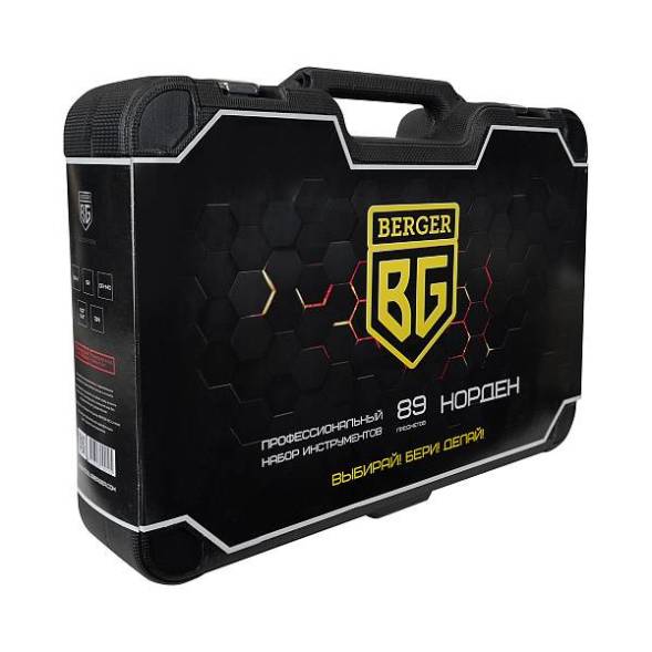 Универсальный набор инструментов BERGER 89 предметов ½” - ¼” «НОРДЕН»