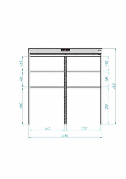 Роллетный шкаф ROLL-BOX SIMPLE Plus 24.07.22.V2-1