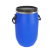 Бочка пластиковая с металлическим обручем и ручками, 30 л, синий [БП30.02/04]