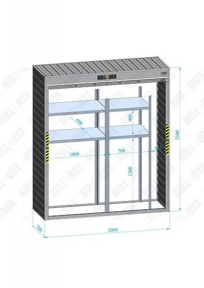 Шкаф в паркинг ROLL‑BOX IN STOCK S-1