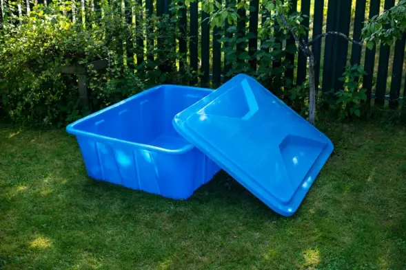 Ванна пластиковая пищевая KN, 600 л, 1.5 г/см³, HDPE, синий [1182.0600.601.002]