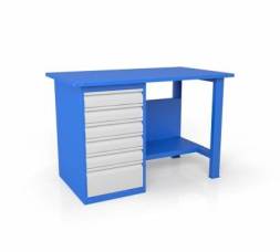 Верстак слесарный однотумбовый ВСТ-Н 12/60-ПС650