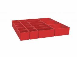 Лоток пластмассовый микс (12+6+3) / Комплект-01