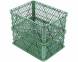 Ящик пластиковый с перфорированными стенками, 430х330х180 мм, зеленый [430330180-01]