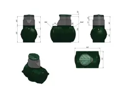 Септик &quot;Rostok&quot; Дачный с насосным отсеком