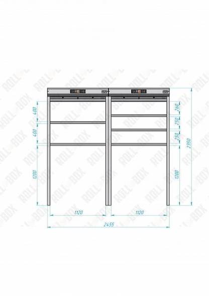 Роллетный шкаф ROLL-BOX SIMPLE Plus 24.07.23.V1-2