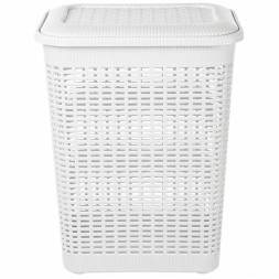 Корзина для белья 30л, белый