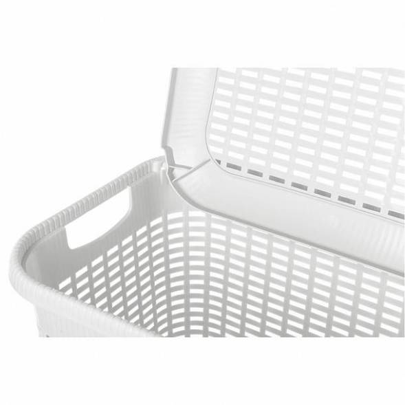 Корзина для белья 30л, белый