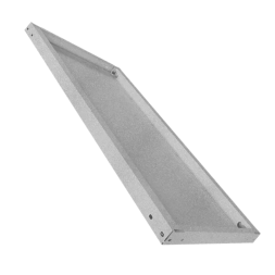 Полка металлическая для стеллажей Практик MS U 150х60, 1500x600 мм, серебристый [S24799307458] 