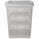 Корзина для белья 30л, светло-серый
