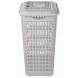 Корзина для белья 30л, светло-серый