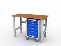 Стол рабочий ДВК стационарный WOKER PRO 09.2000