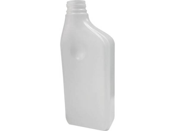 Канистра пластиковая прямоугольная со шкалой уровня, 1 л, 97х60х239 мм, белый [3836]