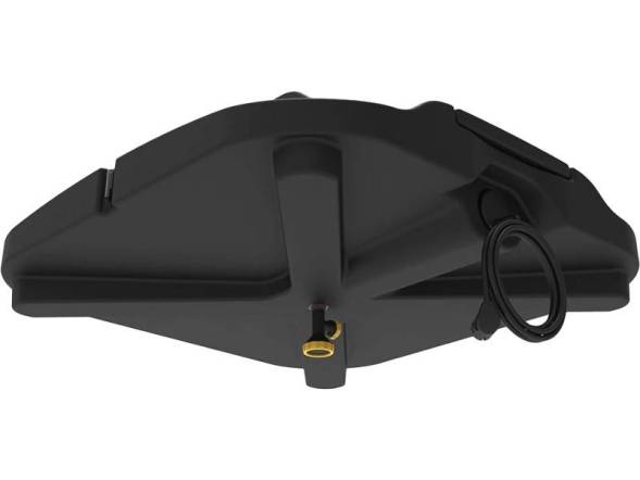 Бак пластиковый для летнего душа с подогревом, 100 л, черный [Б-100]