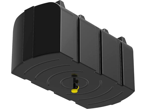 Бак пластиковый для летнего душа, 300 л, черный [Бак R 300]