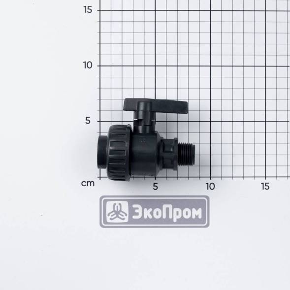 Кран шаровый G1/2 пластик Astore ВР-НР