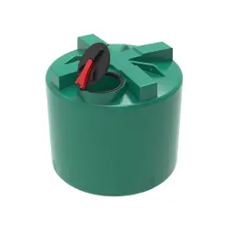 Емкость T 2000л зеленая с откидной крышкой