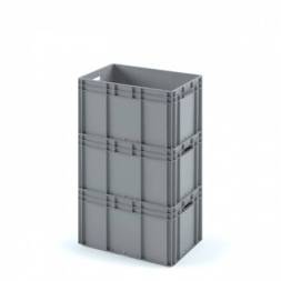 Евроконтейнер пластиковый с усиленным дном ЕС-6432, 600х400х320 мм