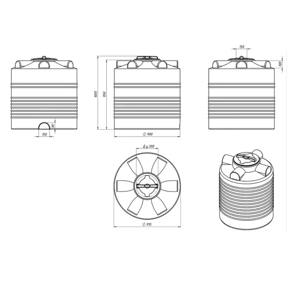 Емкость R ЭВЛ 500л