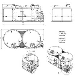 Комплексы насосные ПВХ на две емкости TRN