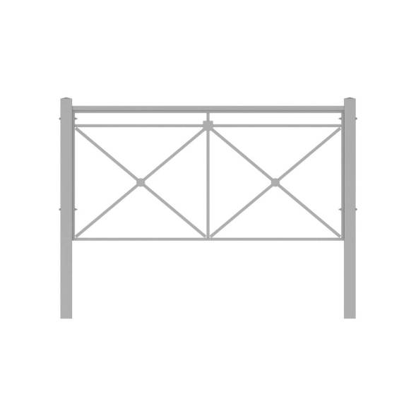 Ограждение пешеходное Крест тип 1