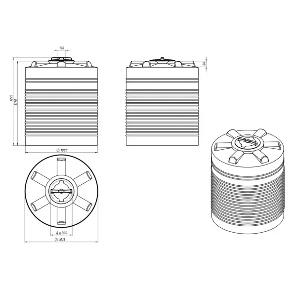 Емкость R ЭВЛ 750л