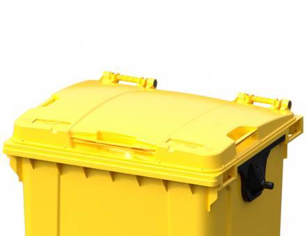 Контейнер пластиковый для мусора (ТБО/ТКО), 1100 л