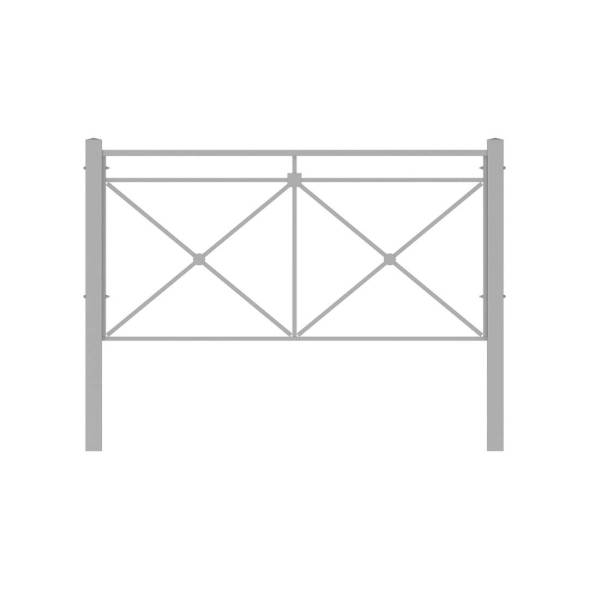 Ограждение пешеходное Крест тип 2