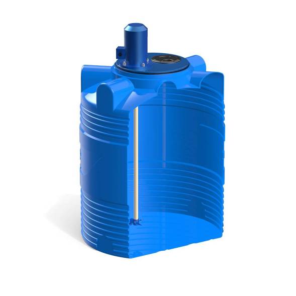 Емкость V 300 литров с пропеллерной мешалкой