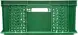Ящик пластиковый перфорированный, 600x400x180 мм, 35 л, зеленый [706.02.01 м]