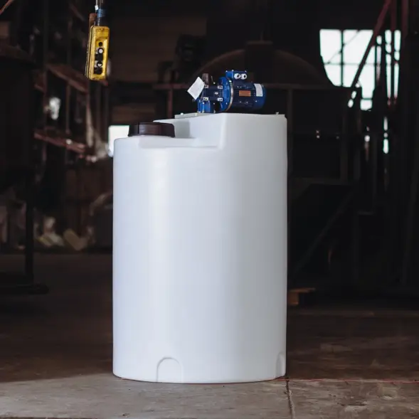 Установка для приготовления флокулянта для емкости дозировочной 500л