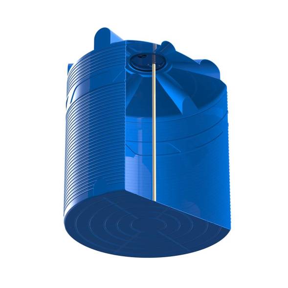 Емкость V 5000 литров с пропеллерной мешалкой