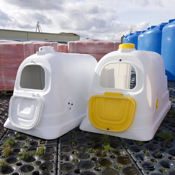 Домик для теленка индивидуальный светонепроницаемый