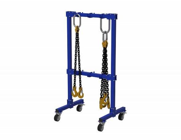 Стеллаж ДВК для строп передвижной 1000