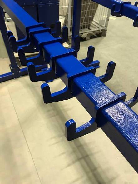 Стеллаж ДВК для строп передвижной 1000