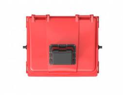 Контейнер пластиковый для мусора (ТБО/ТКО) перфорированный, 1100 л