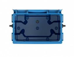 Контейнер пластиковый для мусора (ТБО/ТКО) с крышкой на колесах, 770 л