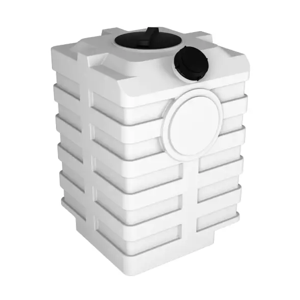 Емкость пластиковая универсальная с резьбовой крышкой для воды, топлива и пищевых продуктов, 600 л, белый [113.0600.001.0]