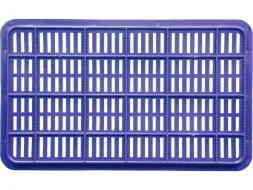 Ящик пластиковый перфорированный, 500x300x264 мм, 39,6 л, синий [112]