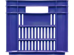 Ящик пластиковый перфорированный, 500x300x264 мм, 39,6 л, синий [112]