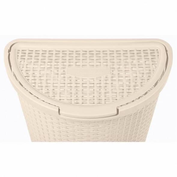 Корзина для белья Eco Style, 45л, бежевый