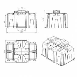 Домик для телят Групповой