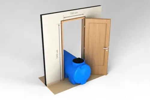 Емкость R H 500л черная