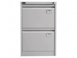 Шкаф металлический картотечный (картотека) NOBILIS NF-02, A4, 2 ящика, 713x470x630 мм