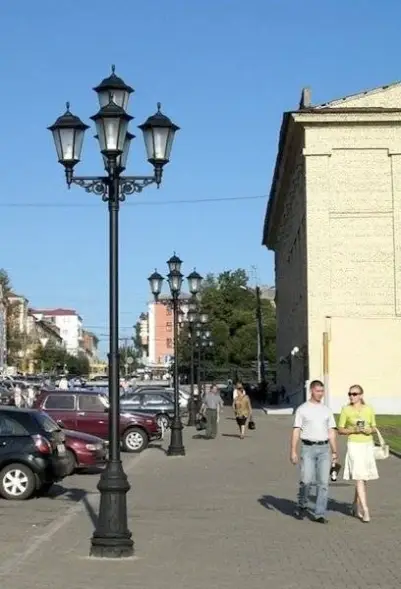 Фонарь уличный «Пушкин - 5» со светильниками 5,117 м