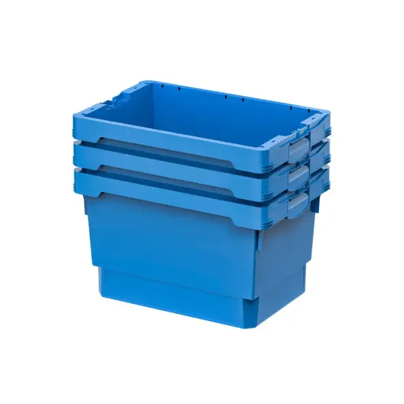 Контейнер пластиковый вкладываемый INSTORE, 600х400х370 мм, 66 л, синий [KV 6437]