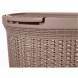 Корзина для белья Eco Style, 45л, коричневый