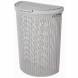 Корзина для белья Eco Style, 45л, светло-серый